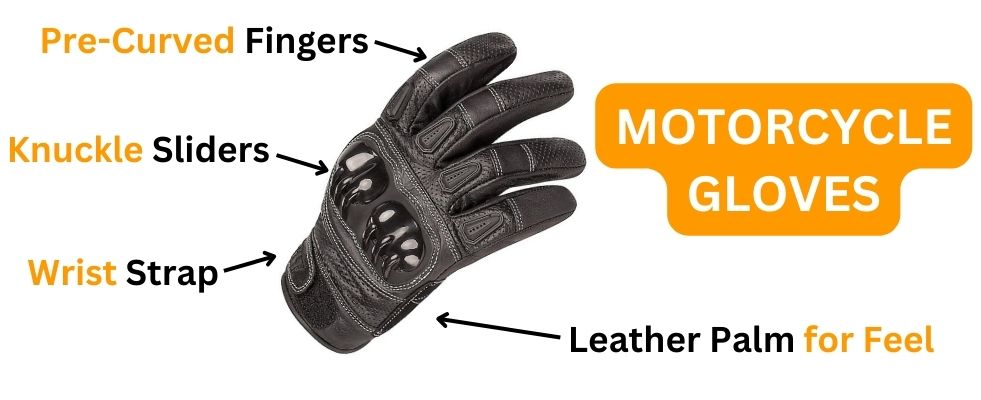 motorcycle glove characteristic