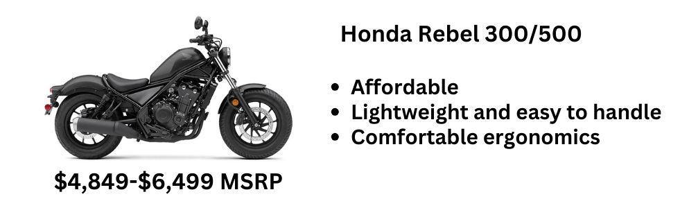 honda rebel 500 and stats