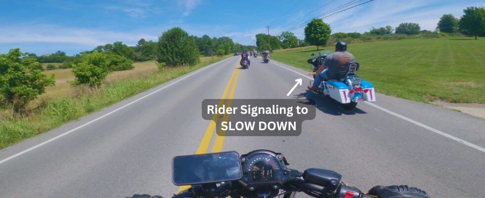 riders-signaling-slowdown